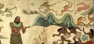 关于音乐起源的画